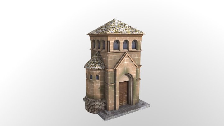 Graveyard chapel 3D Model