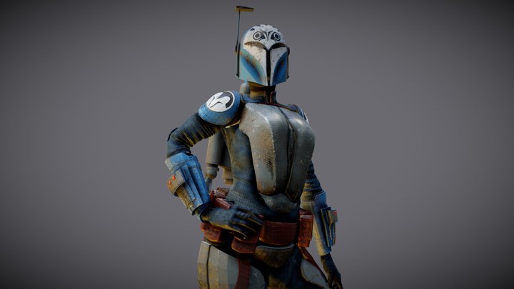 Bo Katan Kryze Mandalorian – Free 3D Model STL