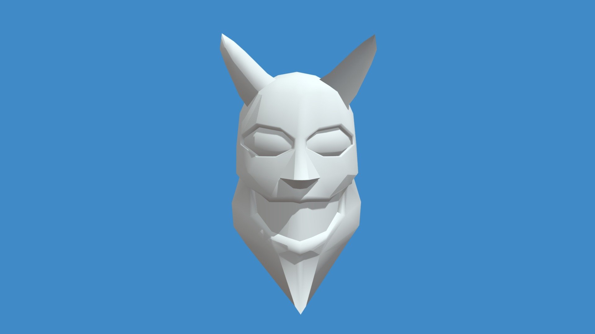 Blue Devil Head (WIP)