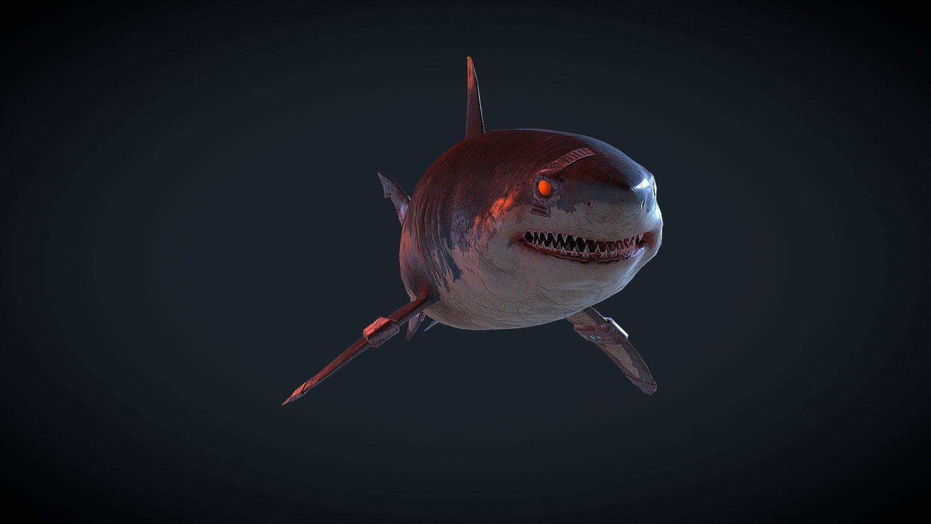 ArtStation - Shark Rigged and Animation in Blender