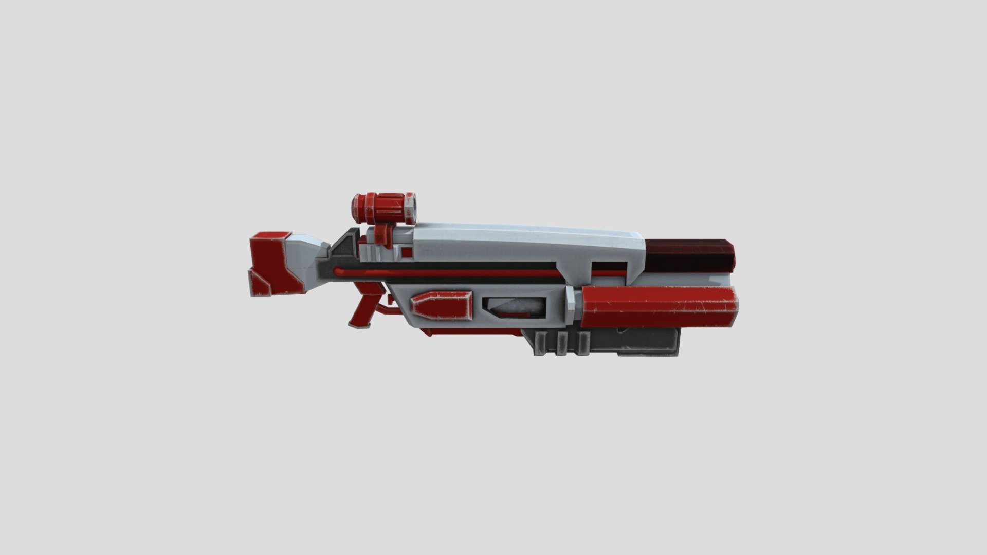 Gun Model Textured 3d - 3d Model By Mouldy [864134f] - Sketchfab