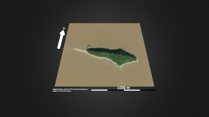 上海大金山 – Kostenloses 3D-Modell STL