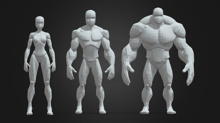 BASE MESH 3D Model
