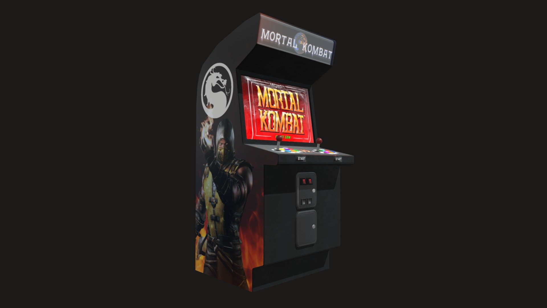 Mortal Kombat Arcade - Buy Royalty Free 3D model by Ygor L.Cavalcante ...
