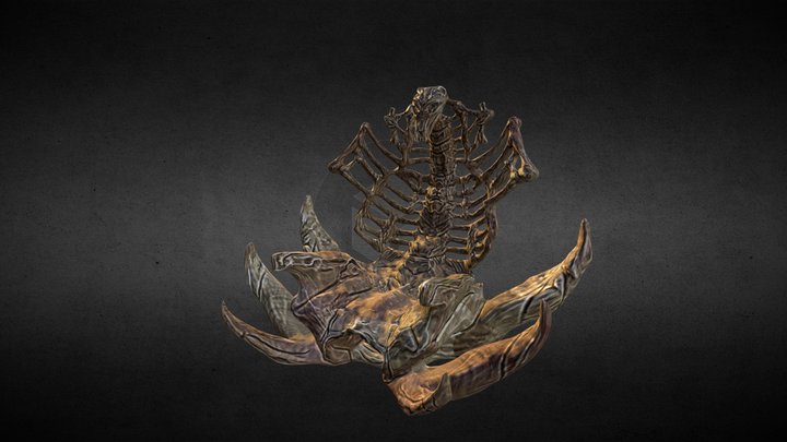 Skeletor's Throne 3D Model