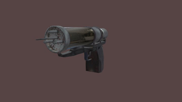 Syringe Gun 3D Model