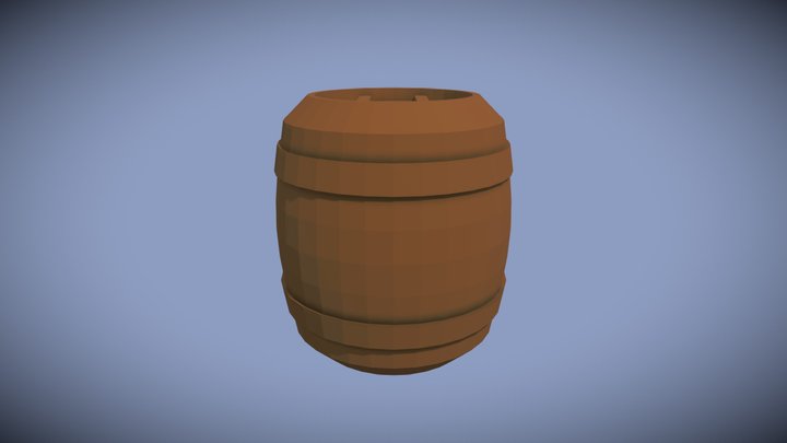 Barrel 3D Model