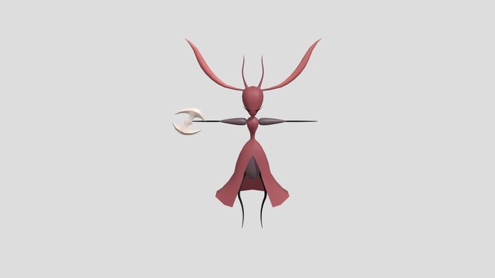 Skarrsinger Karmelita from hk: silksong 3D Model