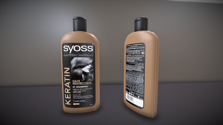 Syoss Shampoo bottle 3D Model