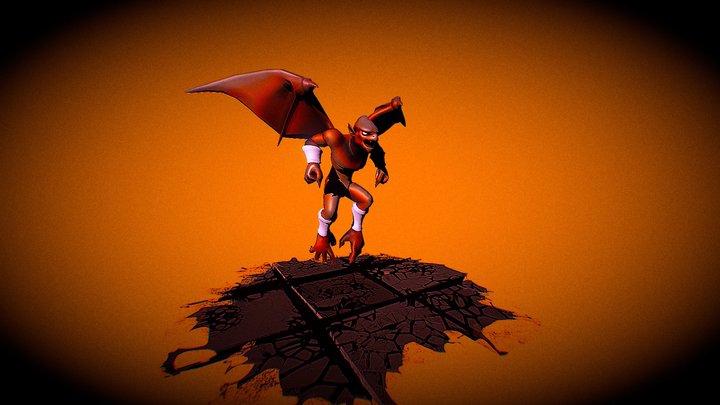 Red Blaze FanArt 3D Model