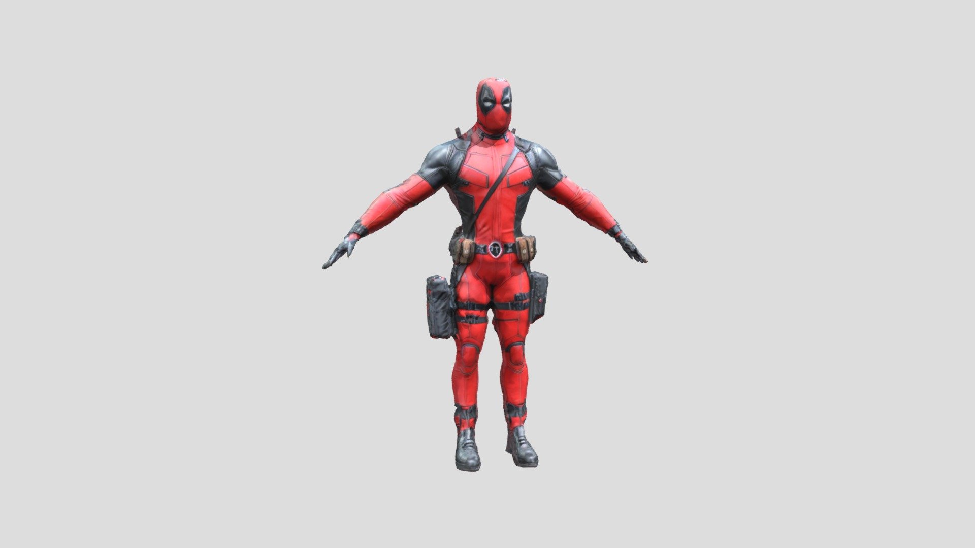 Deadpool - Download Free 3D model by kingmoon3D [864939b] - Sketchfab