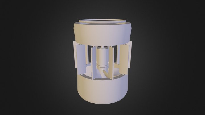 Water Turbine 3D Model