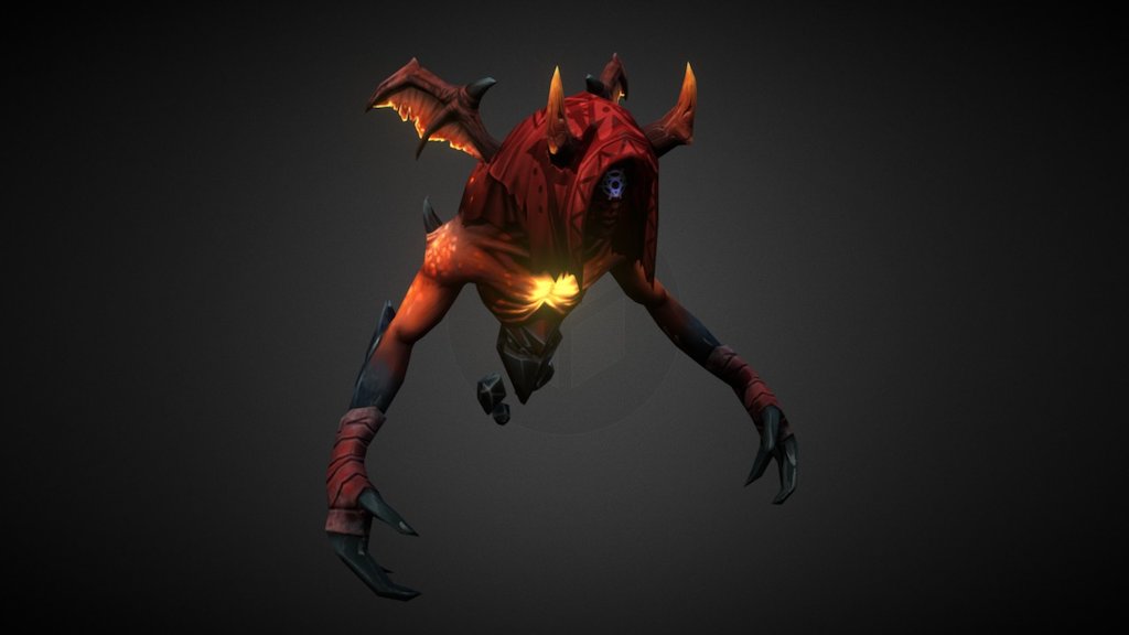 Tormented Flamewraith - Dota 2 Invoker Summon