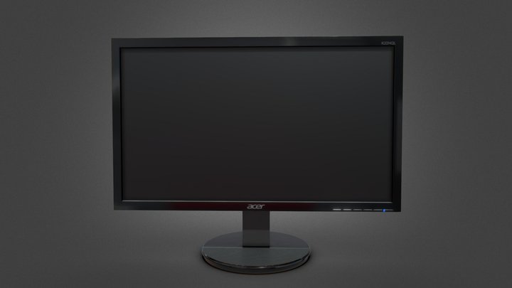 Acer K222HQL Model Monitor 3D Model