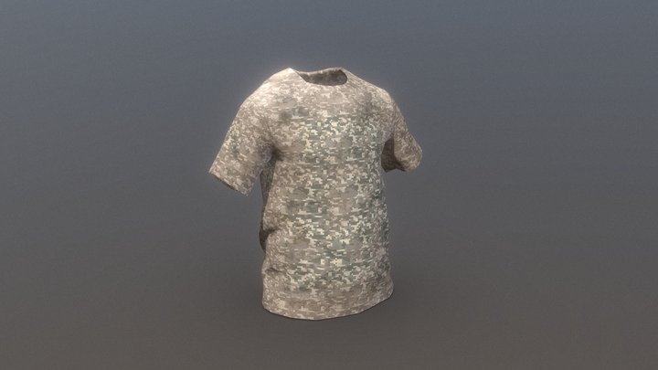 Rust - Ruined Camo 3D Model