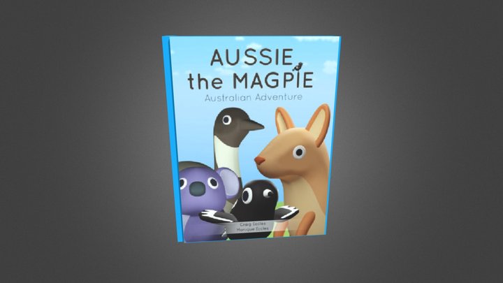 Aussie The Magpie Book (IN STOCK) – Gratis 3D-model STL