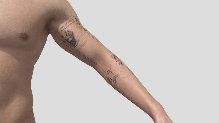 Tattoos 3D Model