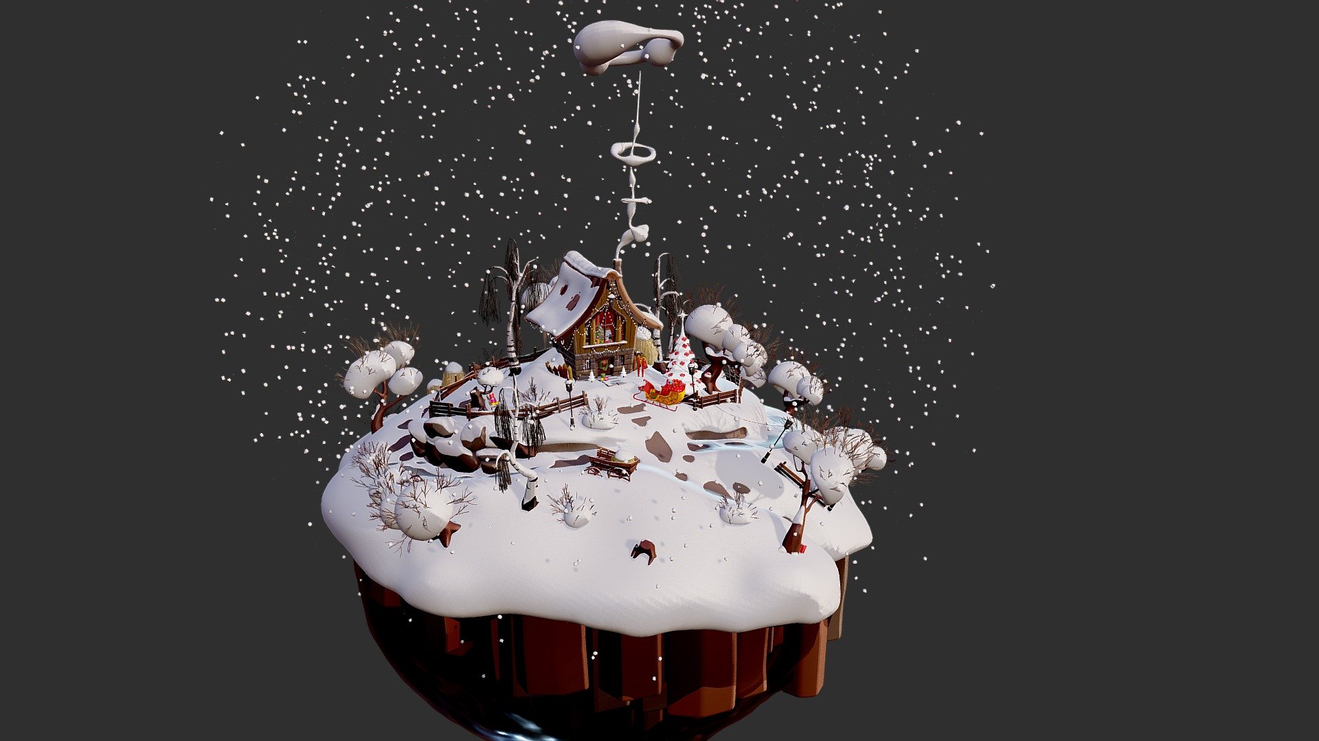 Merry Christmas! - Buy Royalty Free 3D model by IgYerm (@IgorYerm ...