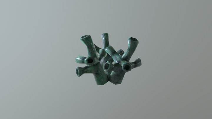 Tube Coral Single 3D Model