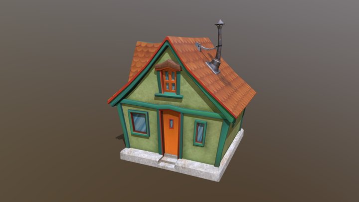 CuteCottage002 3D Model