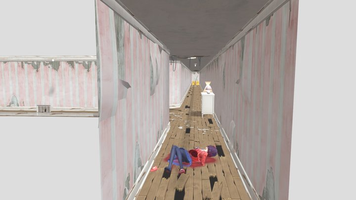 Miside Horror Stage 3D Model