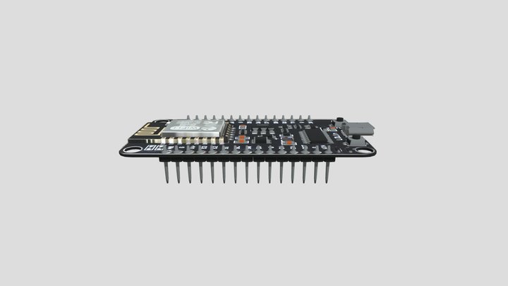 ESP8266 NodeMCU 3D Model
