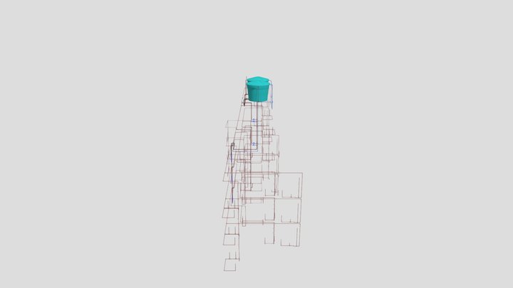 Projeto Mirador - Hidráulico 3D Model
