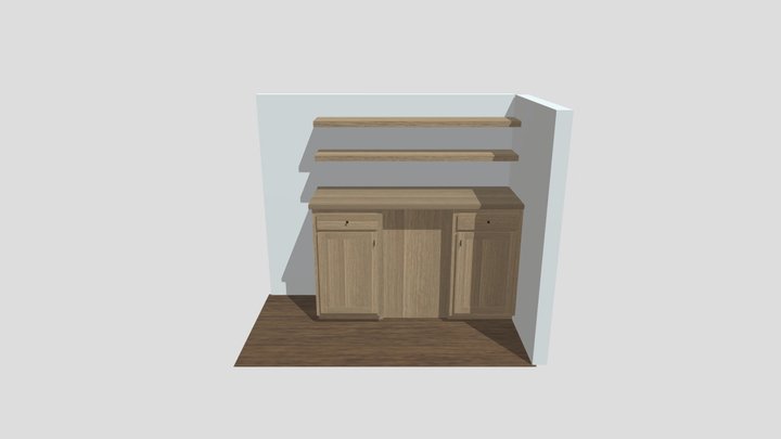 Jana Dining Room Object file 3D Model