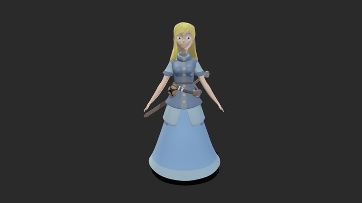 Personaje Final 3D Model