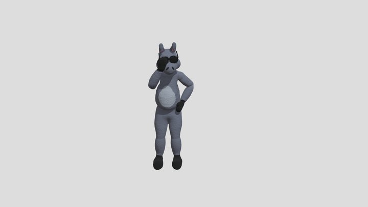 Dunkey Plush 3D Model