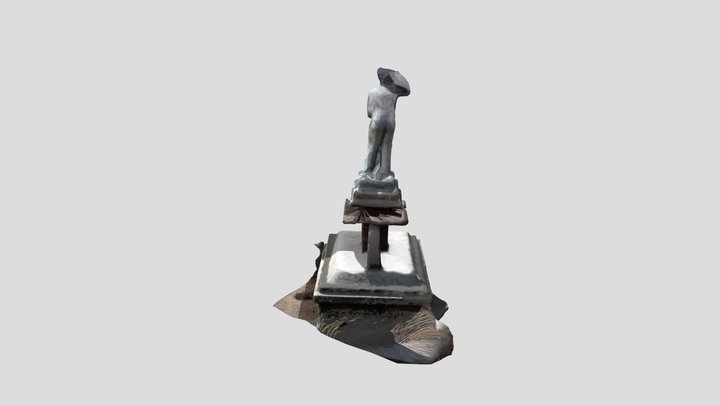 Estatua antigua prueba 3D Model