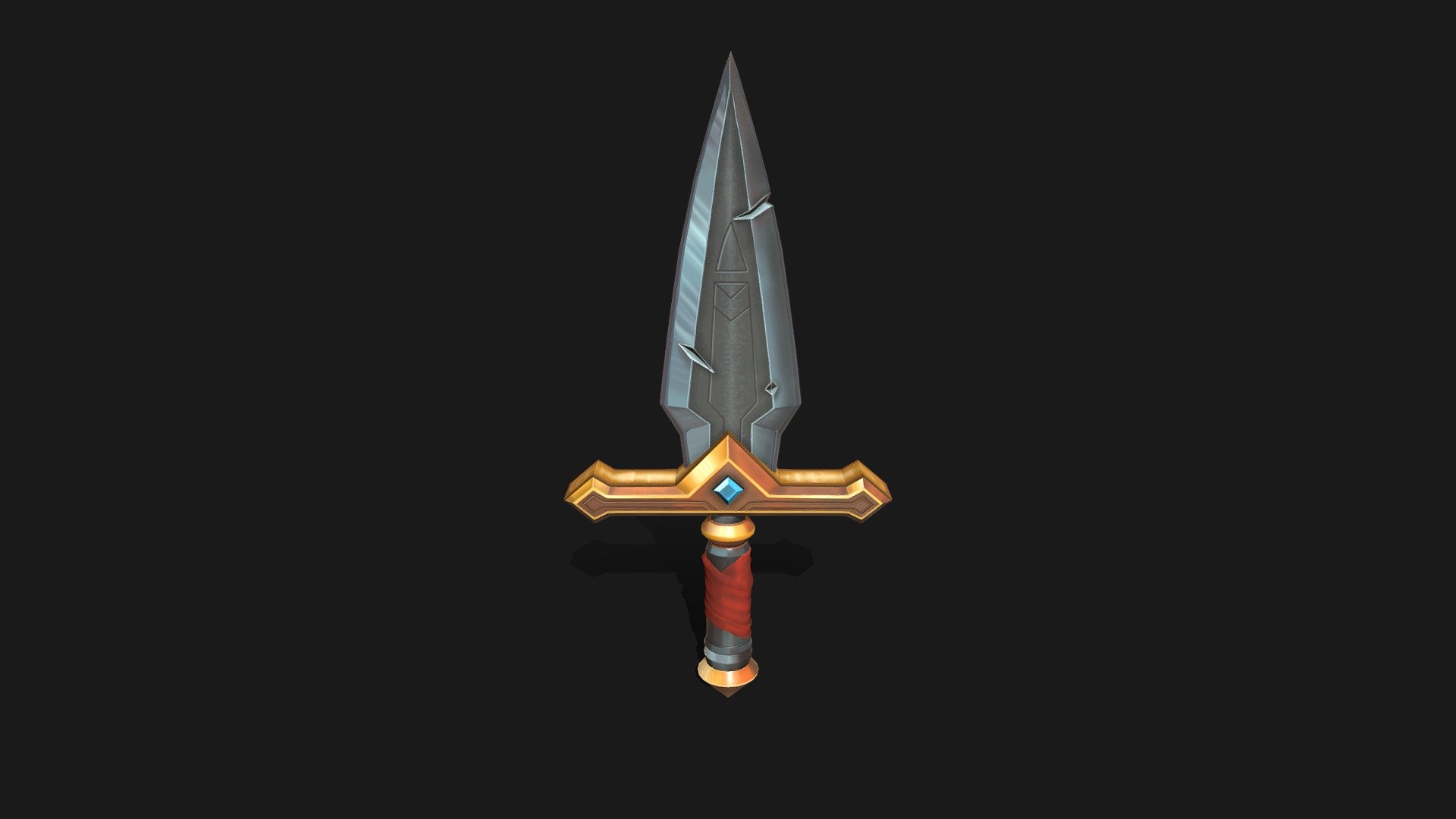 Dagger - 3D model by Ellunarose (@EPockert) [86533eb] - Sketchfab