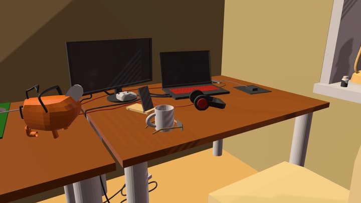 Morita_Blocking Boss [Retry School] 3D Model