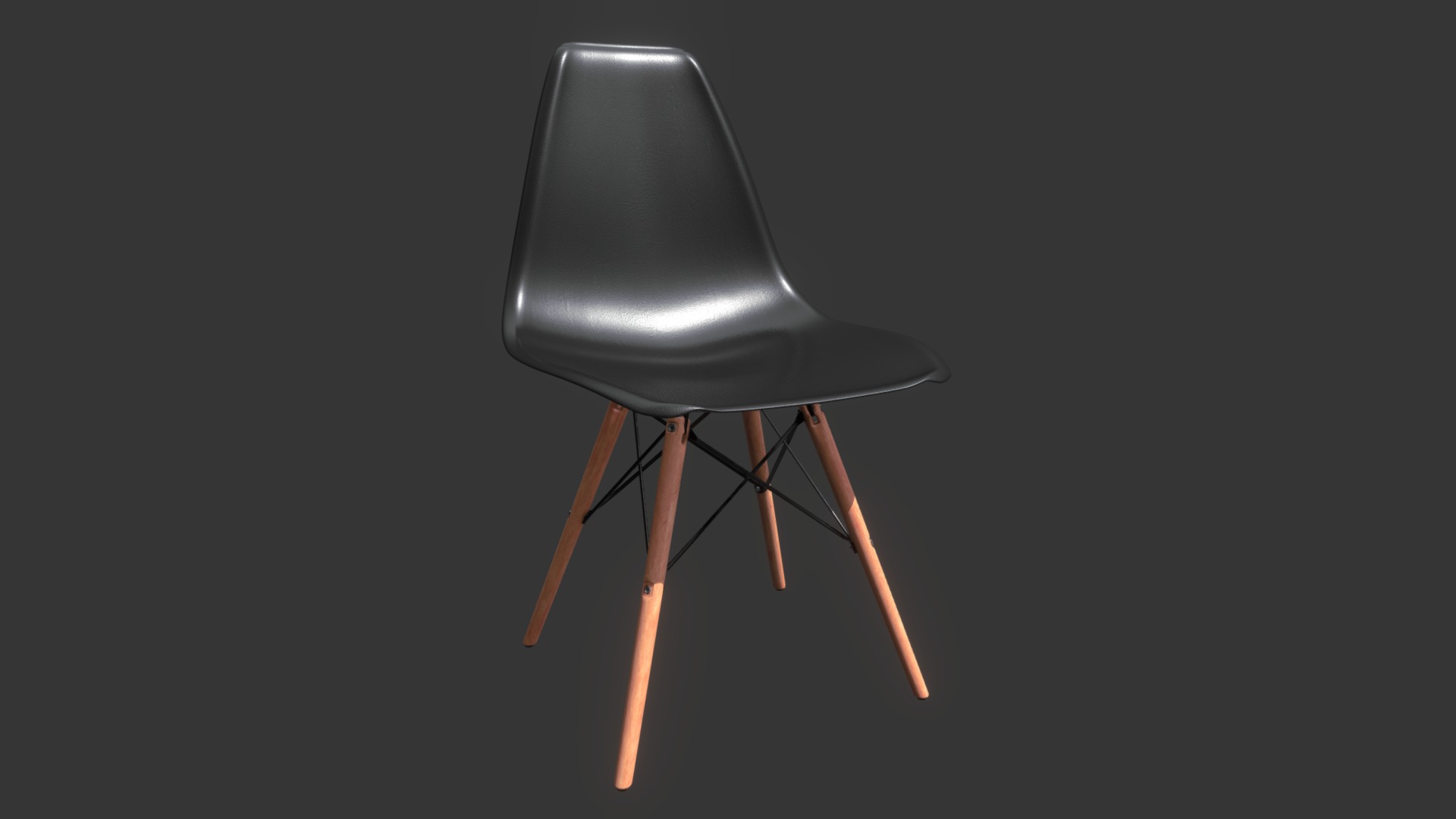 3D model modern chair - This is a 3D model of the modern chair. The 3D model is about a chair with a cushion.