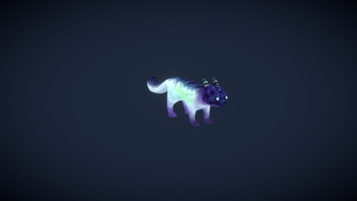 Alien kitty 3D Model