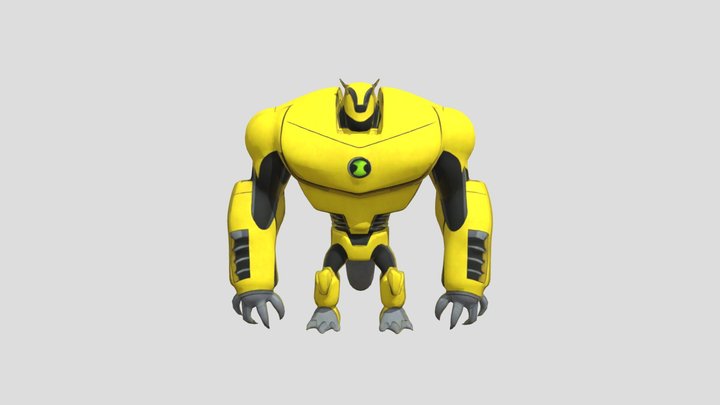 ben 10 armodrillo 3D Model