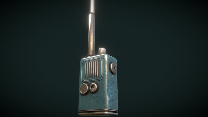 Military Radio Transceiver 3D Model