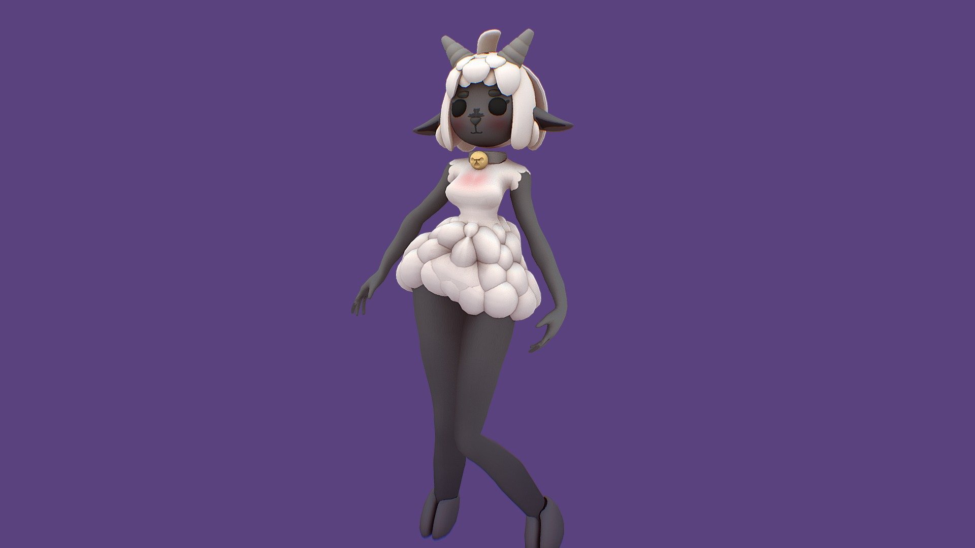 Cute Sheep - Download Free 3D model by Mora (@MoraAzul) [86552b5 ...