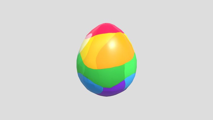 Prismatic Egg 3D Model