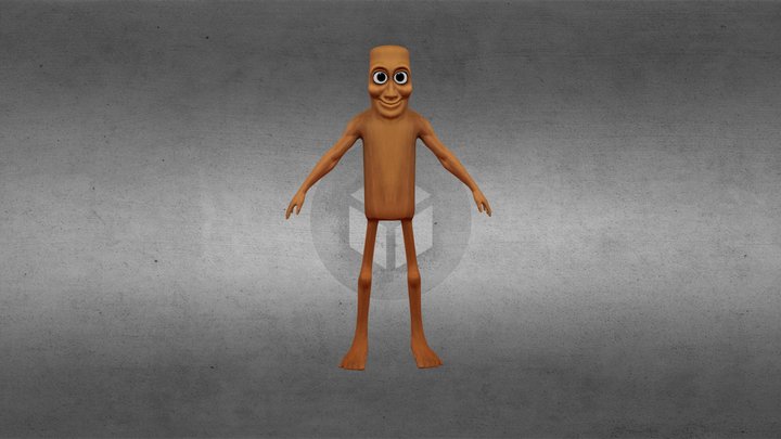 Tung Tung Sahur free fire 3d model – Free 3D Model STL