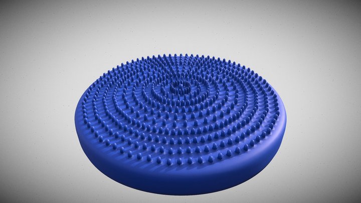 Balance Disc Blue U- Powex 3D Model