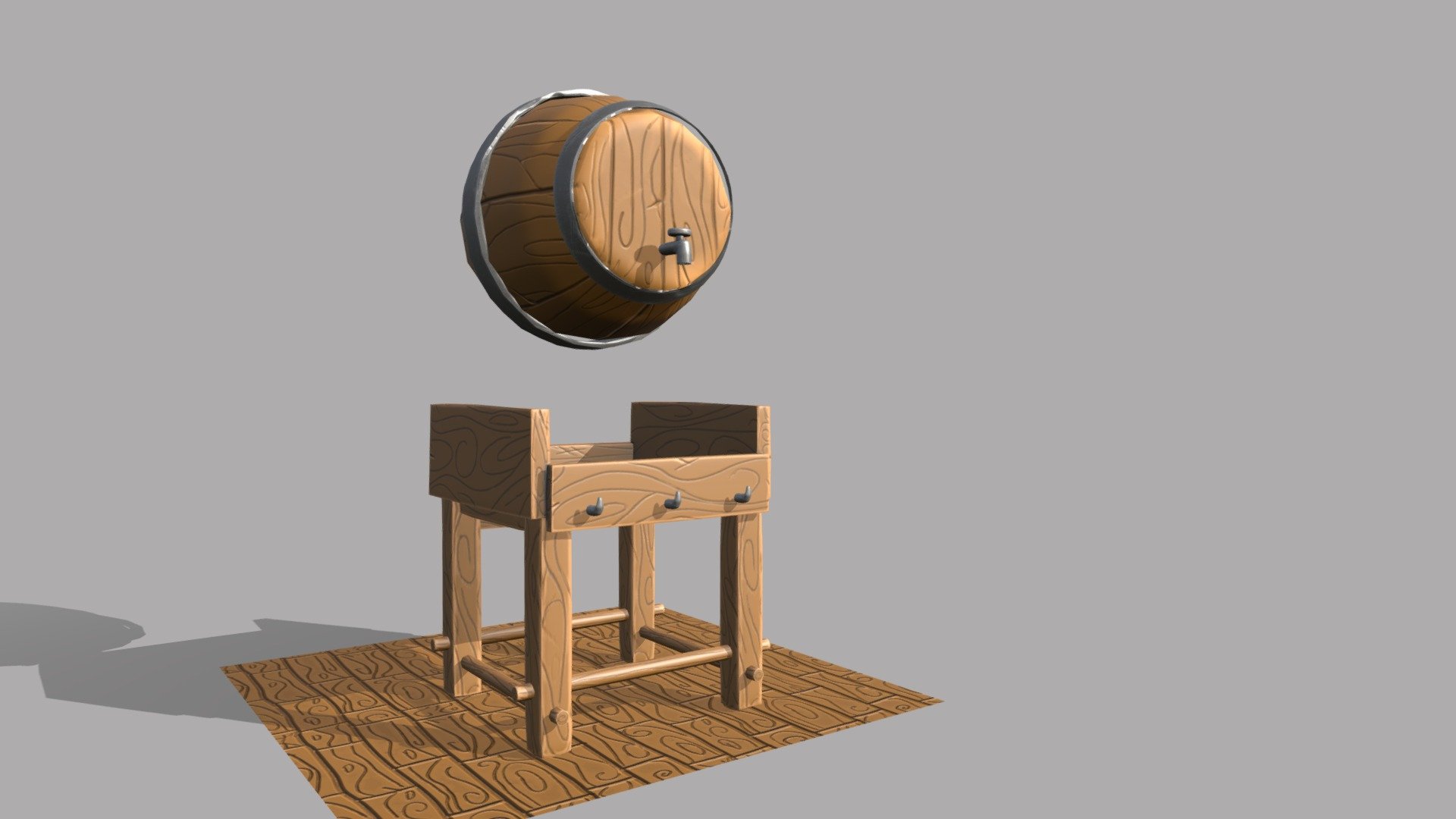 Barril texturiazado