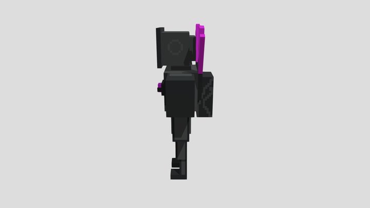 TV Titan Blockbench 3D Model