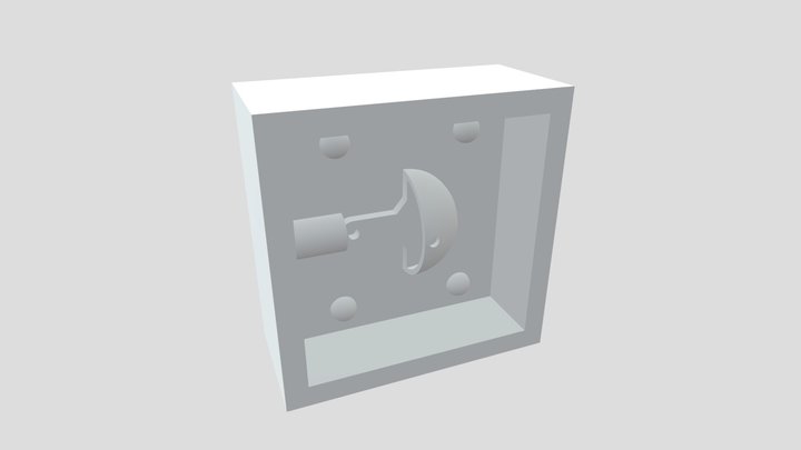 ojo molde mochado B 3D Model