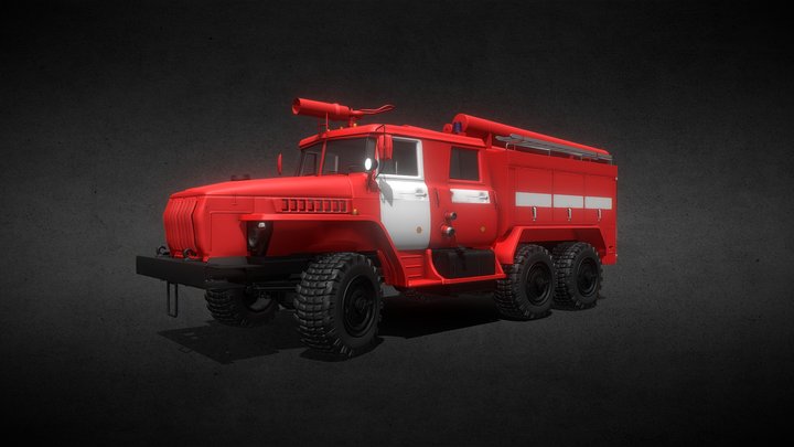 URAL Pojarniy 3D Model