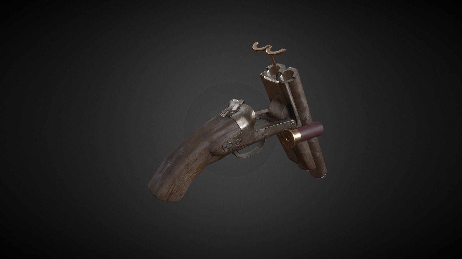 Shotgun (open) - Download Free 3D model by chyzhykov.roman (@chijikoff ...