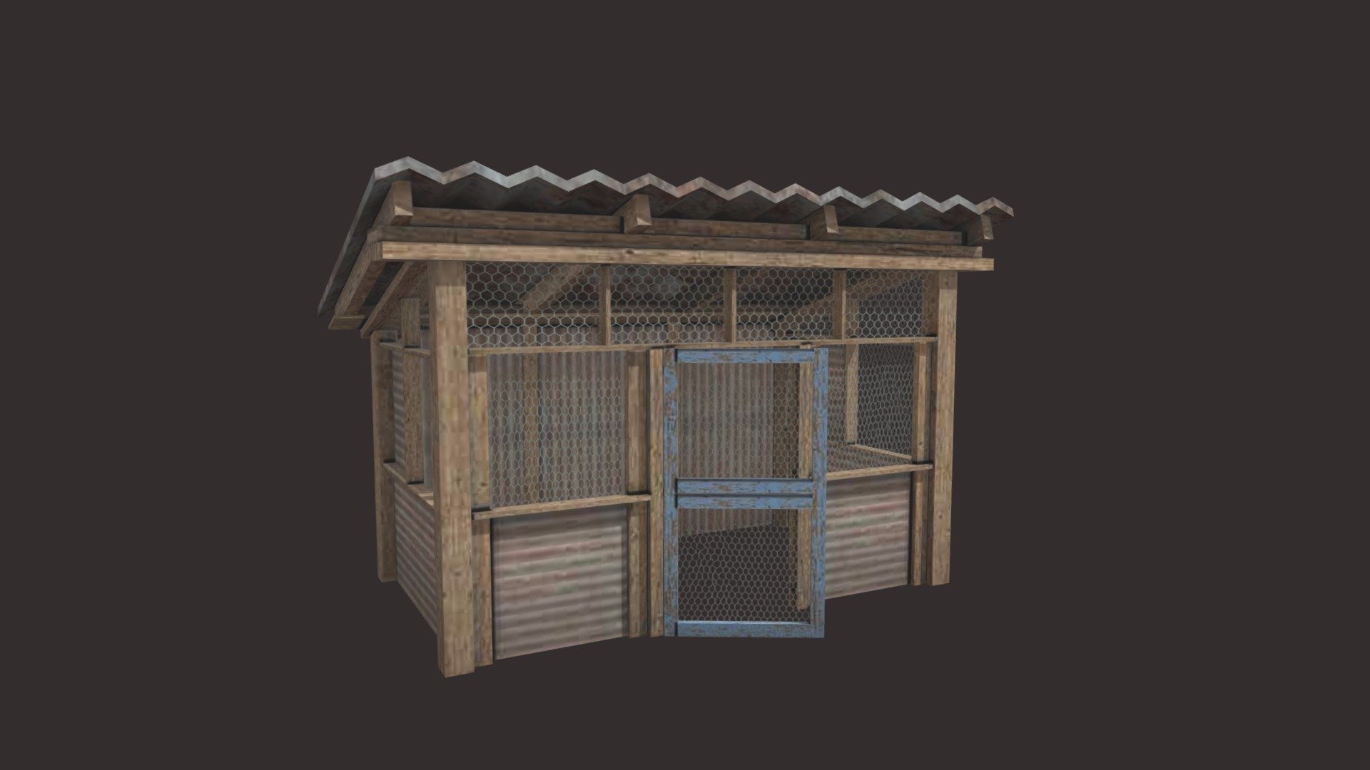Shack - 3D model by Fleur Dewitte (@FleurDewitte) [86584c5] - Sketchfab