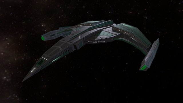 Star Trek Romulan Vreedex Class 3D Model