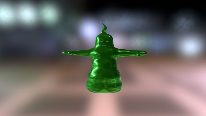 Popo verde 3D Model