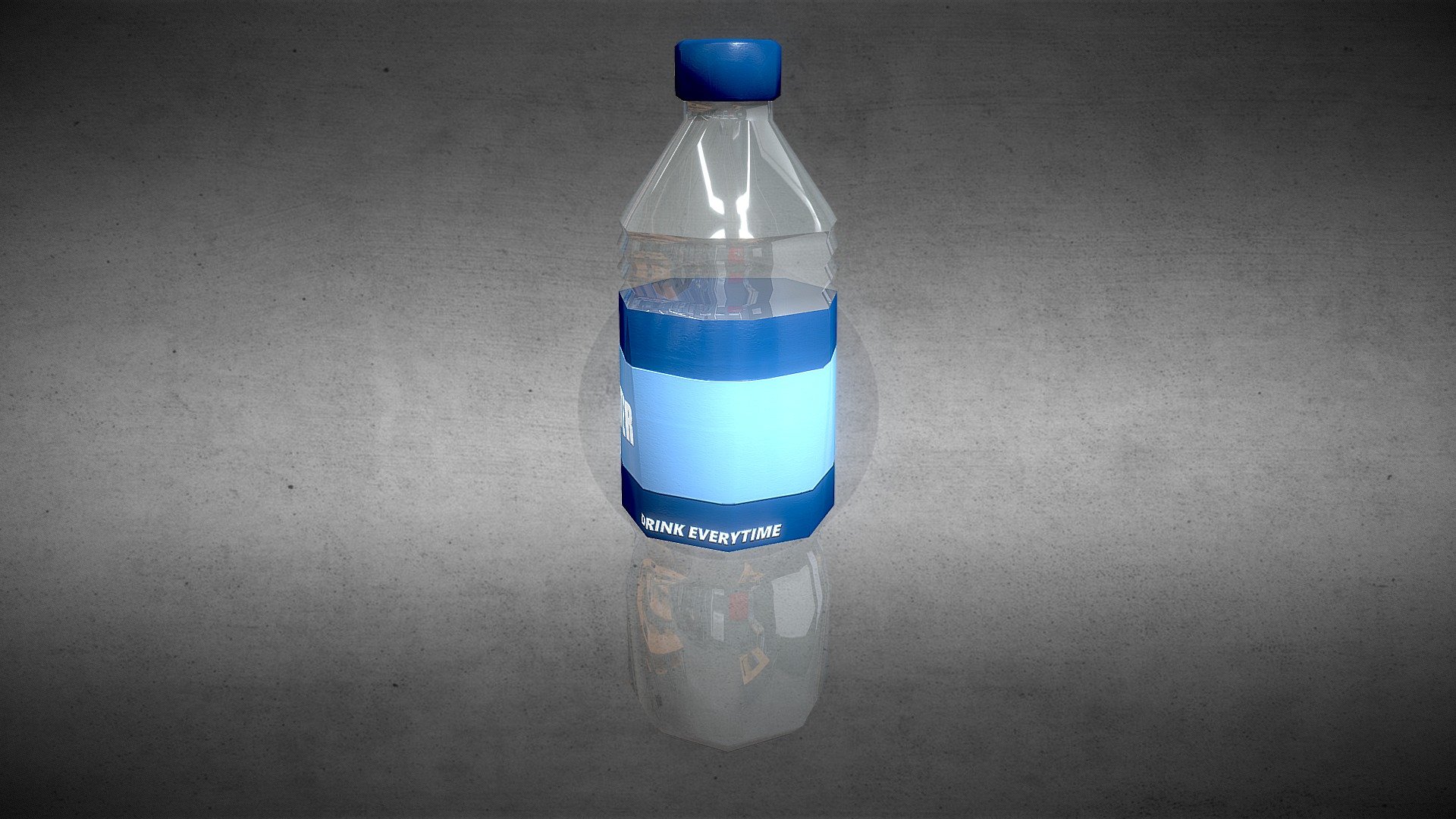 LowPolly Water Bottle